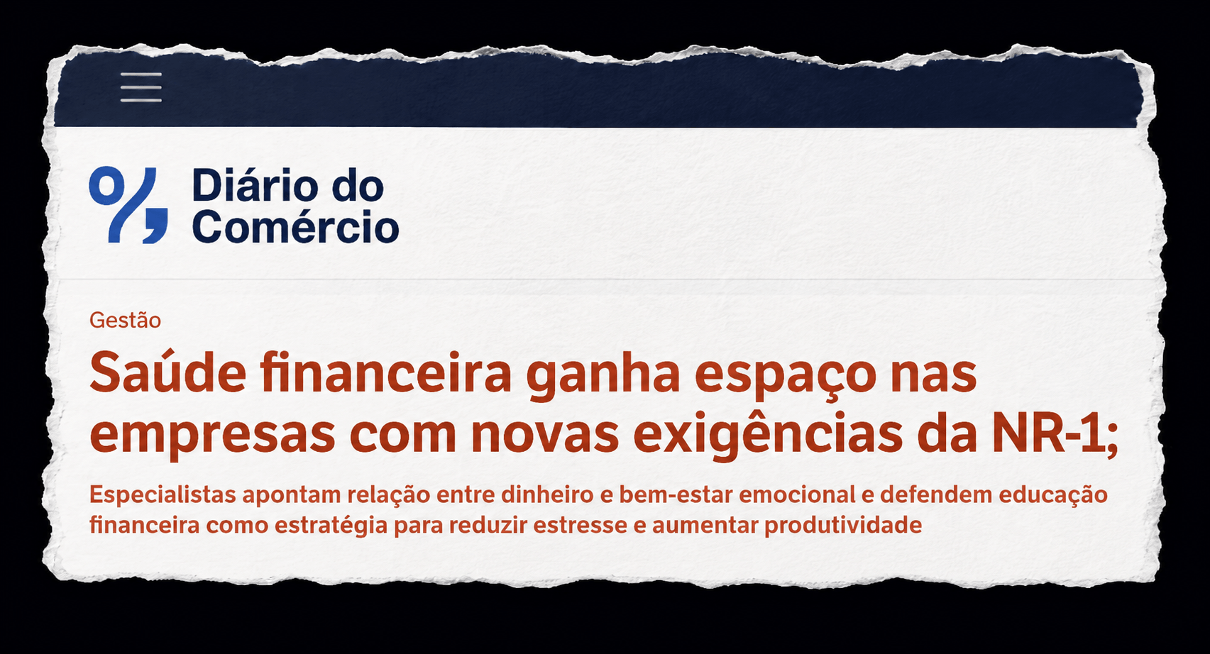 NR-1 e riscos psicossociais: a saúde financeira dos colaboradores como conformidade legal nas empresas